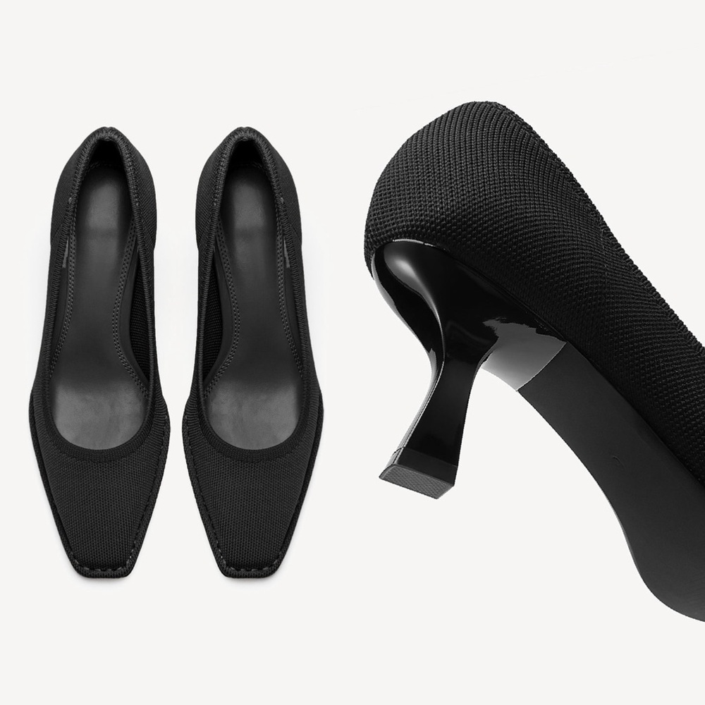 Cosy Island RefinEdge Square Toe Heeled Pumps ~ Size 7.5 💛🍄
